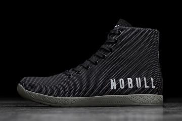 Black Nobull High-Top Ivy Women's Trainers | CA E1919B